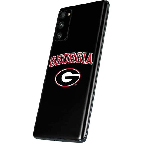 University of Georgia Collegiate Text Galaxy S20 Fan Edition Skin