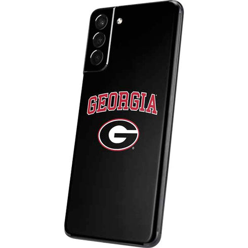 University of Georgia Collegiate Text Galaxy S21 Plus 5G Skin