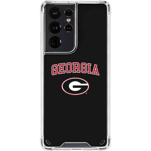University of Georgia Collegiate Text Galaxy S21 Ultra 5G Clear Case