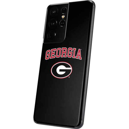 University of Georgia Collegiate Text Galaxy S21 Ultra 5G Skin