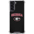 University of Georgia Collegiate Text Galaxy S22 Clear Case