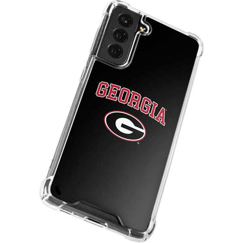 University of Georgia Collegiate Text Galaxy S22 Clear Case