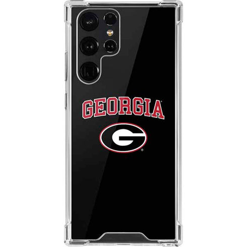 University of Georgia Collegiate Text Galaxy S22 Ultra Clear Case