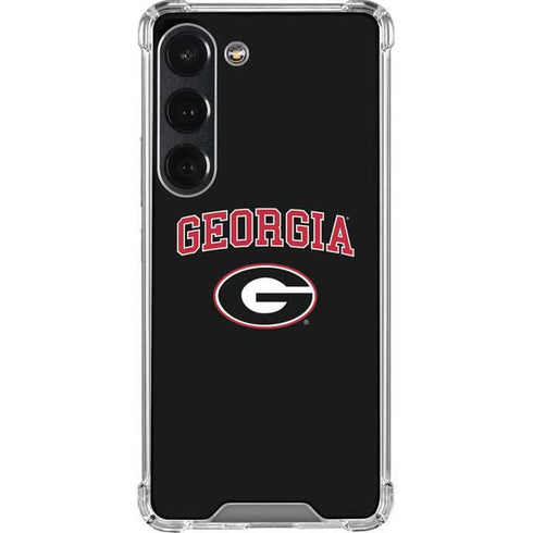 University of Georgia Collegiate Text Galaxy S23 Clear Case