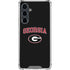 University of Georgia Collegiate Text Galaxy S23 FE Clear Case
