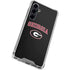 University of Georgia Collegiate Text Galaxy S23 FE Clear Case