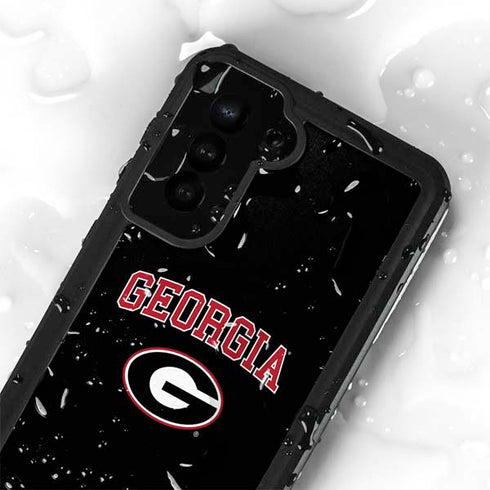 University of Georgia Collegiate Text Galaxy S23 Plus Waterproof Case
