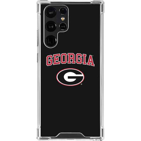 University of Georgia Collegiate Text Galaxy S24 Ultra Clear Case