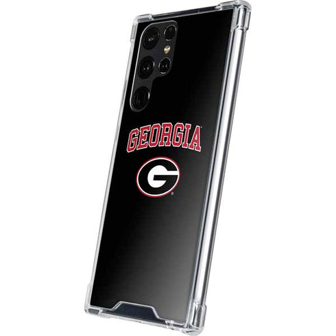 University of Georgia Collegiate Text Galaxy S24 Ultra Clear Case
