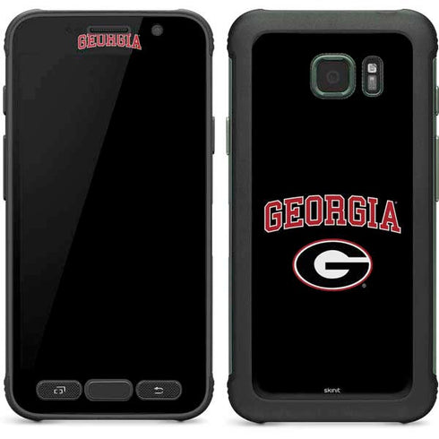 University of Georgia Collegiate Text Galaxy S7 Active Skin