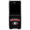 University of Georgia Collegiate Text Galaxy Z Flip5 5G Clear Case