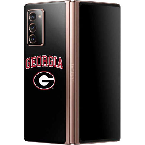 University of Georgia Collegiate Text Galaxy Z Fold2 5G Skin