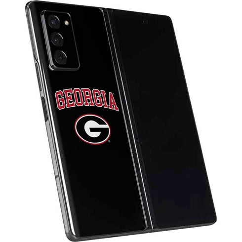 University of Georgia Collegiate Text Galaxy Z Fold2 5G Skin