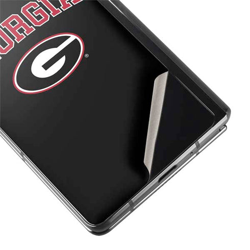 University of Georgia Collegiate Text Galaxy Z Fold2 5G Skin