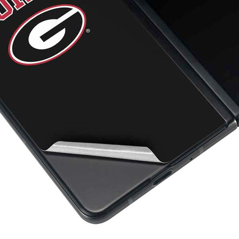 University of Georgia Collegiate Text Galaxy Z Fold4 5G Skin