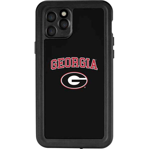 University of Georgia Collegiate Text iPhone 11 Pro Waterproof Case