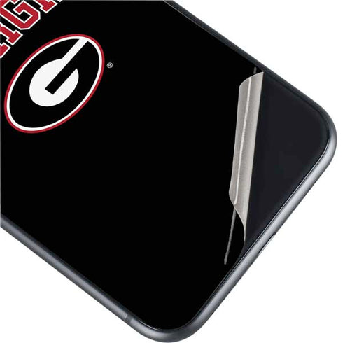 University of Georgia Collegiate Text iPhone 11 Skin