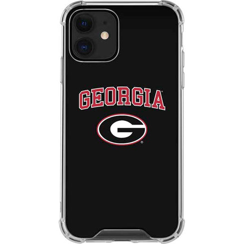 University of Georgia Collegiate Text iPhone 12 Mini Clear Case