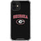 University of Georgia Collegiate Text iPhone 12 Mini Clear Case