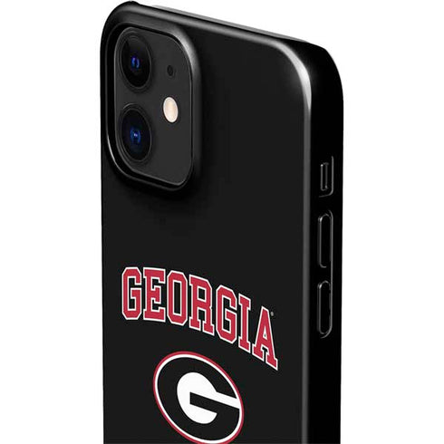 University of Georgia Collegiate Text iPhone 12 Mini Lite Case