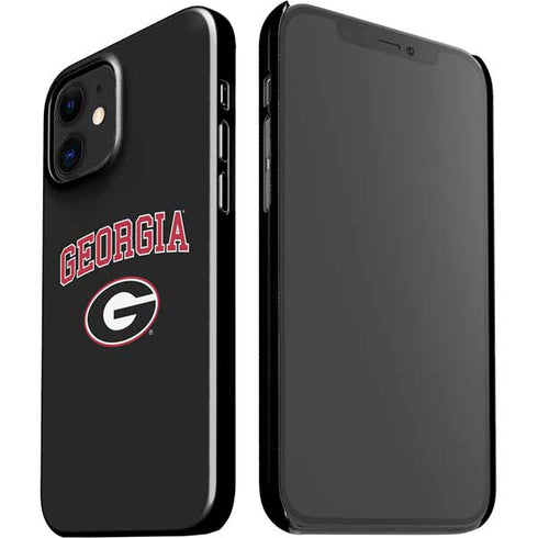 University of Georgia Collegiate Text iPhone 12 Mini Lite Case