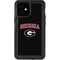 University of Georgia Collegiate Text iPhone 12 Mini Waterproof Case