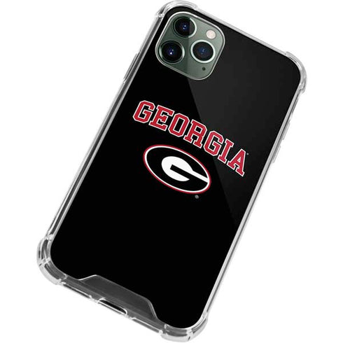University of Georgia Collegiate Text iPhone 12 Pro Clear Case