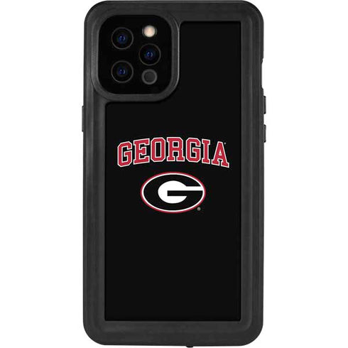 University of Georgia Collegiate Text iPhone 12 Pro Max Waterproof Case