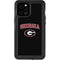 University of Georgia Collegiate Text iPhone 12 Pro Max Waterproof Case