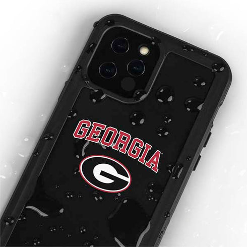 University of Georgia Collegiate Text iPhone 12 Pro Max Waterproof Case