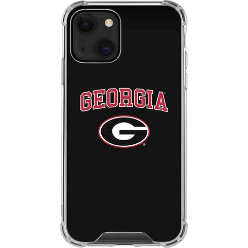 University of Georgia Collegiate Text iPhone 13 Clear Case