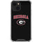 University of Georgia Collegiate Text iPhone 13 Mini Clear Case