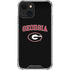 University of Georgia Collegiate Text iPhone 13 Mini Clear Case