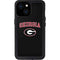 University of Georgia Collegiate Text iPhone 13 Mini Waterproof Case