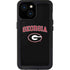 University of Georgia Collegiate Text iPhone 13 Mini Waterproof Case