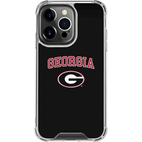 University of Georgia Collegiate Text iPhone 13 Pro Clear Case