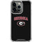 University of Georgia Collegiate Text iPhone 13 Pro Clear Case