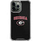 University of Georgia Collegiate Text iPhone 13 Pro Max Clear Case