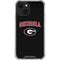 University of Georgia Collegiate Text iPhone 14 Clear Case