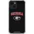 University of Georgia Collegiate Text iPhone 14 Clear Case