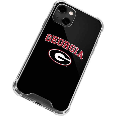University of Georgia Collegiate Text iPhone 14 Clear Case