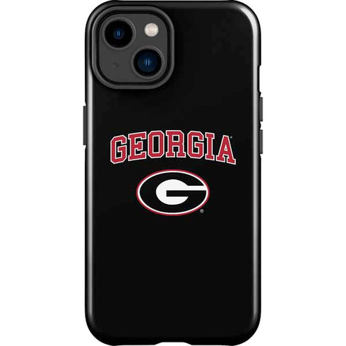 University of Georgia Collegiate Text iPhone 14 Plus Impact Case