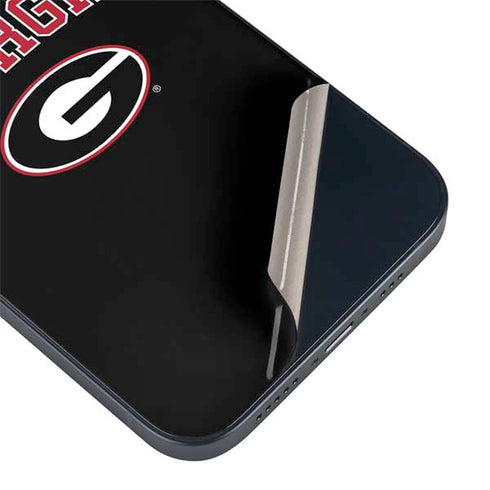University of Georgia Collegiate Text iPhone 15 Plus Skin
