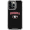 University of Georgia Collegiate Text iPhone 14 Pro Clear Case