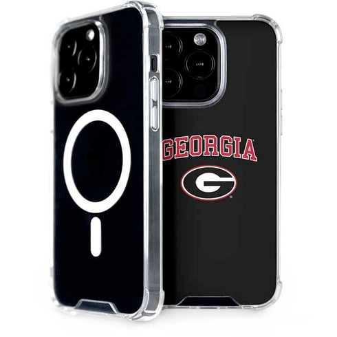 University of Georgia Collegiate Text iPhone 15 Pro MagSafe Case