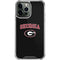University of Georgia Collegiate Text iPhone 14 Pro Max Clear Case