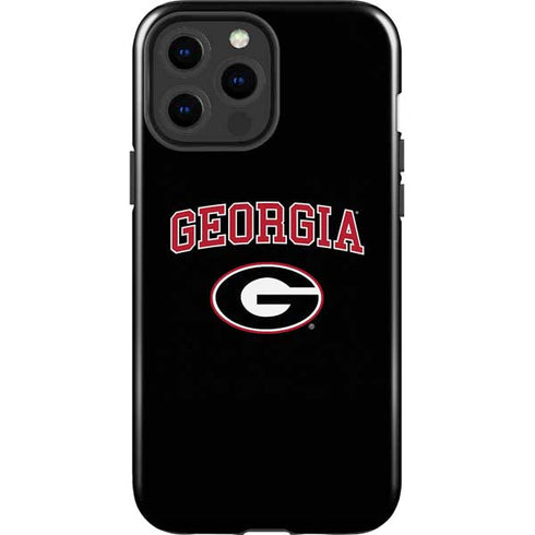 University of Georgia Collegiate Text iPhone 15 Pro Max Impact Case