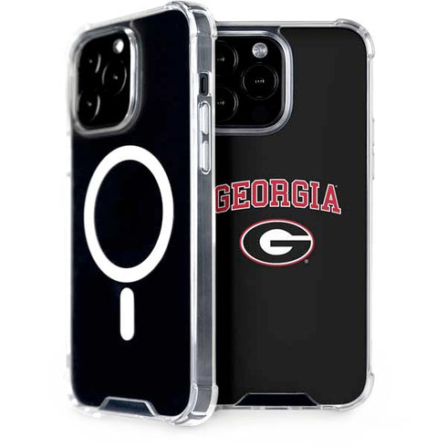 University of Georgia Collegiate Text iPhone 14 Pro Max MagSafe Case