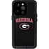 University of Georgia Collegiate Text iPhone 14 Pro Waterproof Case