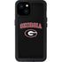 University of Georgia Collegiate Text iPhone 15 Plus Waterproof Case